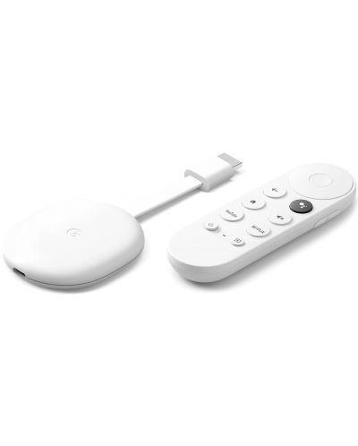 Мултимедиен плейър Google - Chromecast HD 2022, бял - 3