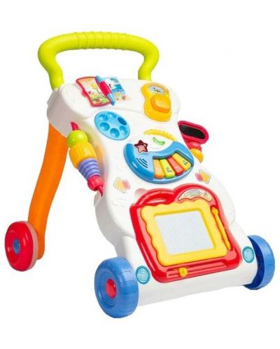 Музикална играчка за прохождане Caretero Toyz - Дъга - 1