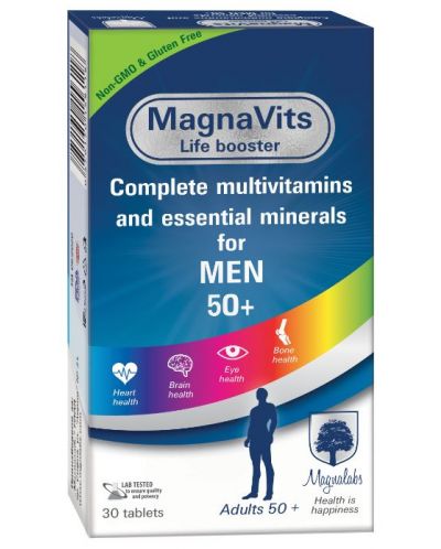 MagnaVits за мъже 50+, 30 таблетки, Magnalabs - 1