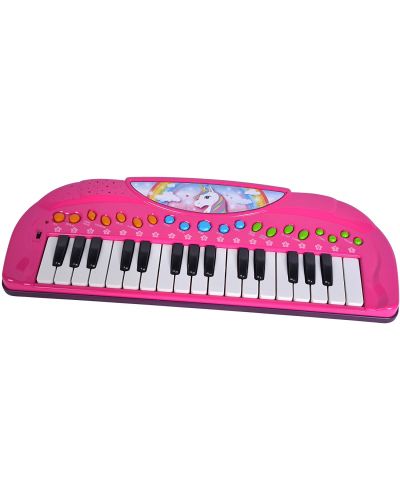 Музикална играчка Simba Toys - Синтезатор, Еднорог - 2