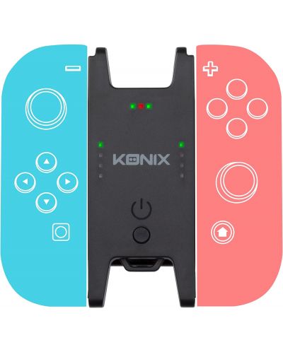 Мултифункционална ръкохватка Konix - Mythics Play & Charge Grip (Nintendo Switch) - 2