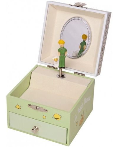 Музикална кутия Trousselier - Малкият принц, зелена - 1