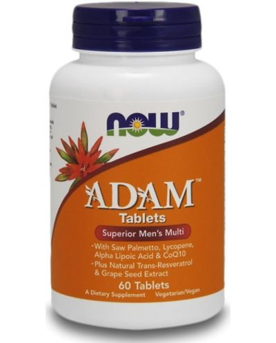 Adam Men's Multi, 60 таблетки, Now - 1