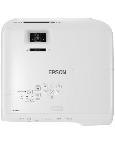 Мултимедиен проектор Epson -  EB-FH52, бял - 4