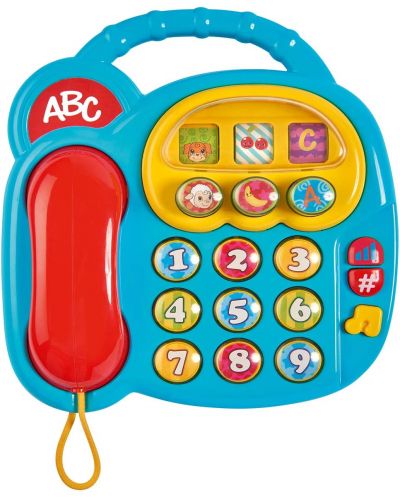 Музикална играчка Simba Toys ABC - Tелефон, син - 1