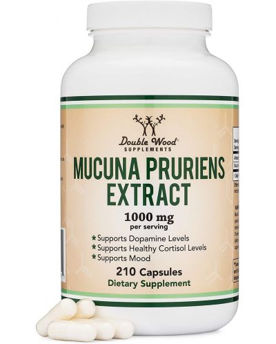 Mucuna Puriens Extract, 210 капсули, Double Wood - 4