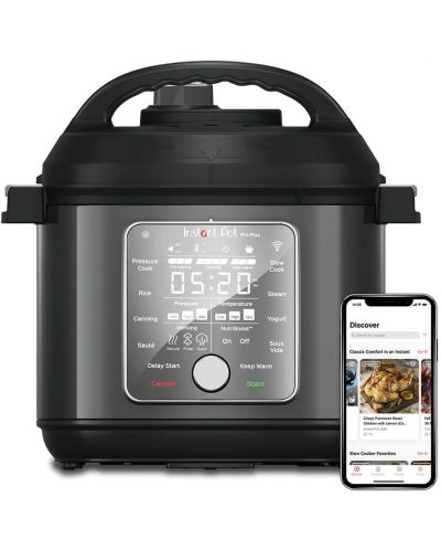 Мултикукър Instant - Pot Pro Plus, 1200W, 9 програми, черен - 2