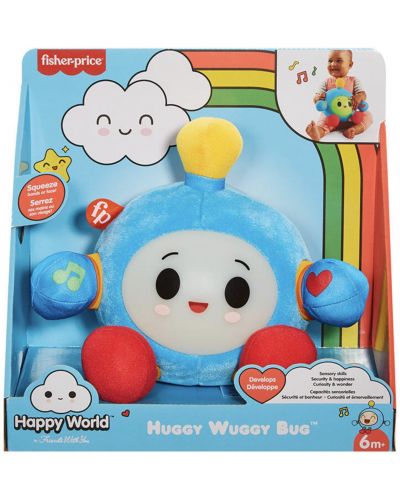 Музикална бебешка играчка Fisher Price - Huggy Bug - 2