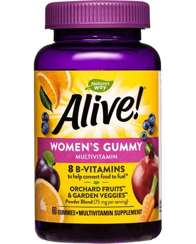 Alive Women's Gummy Multivitamin, 60 таблетки, Nature's Way - 1