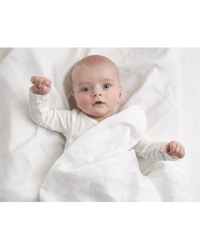 Муселинови кърпи Meyco Baby - 18 броя, бели - 3