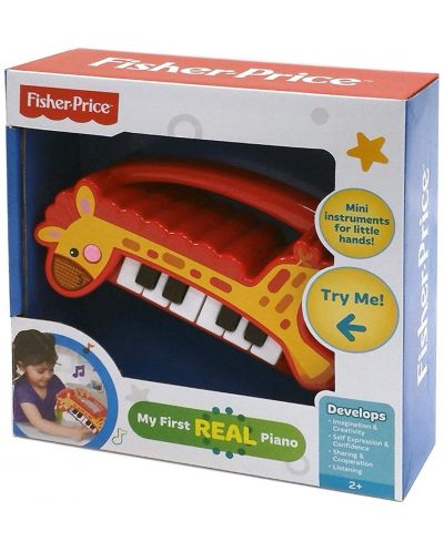 Музикална играчка Fisher Price - Моето първо истинско пиано - 3