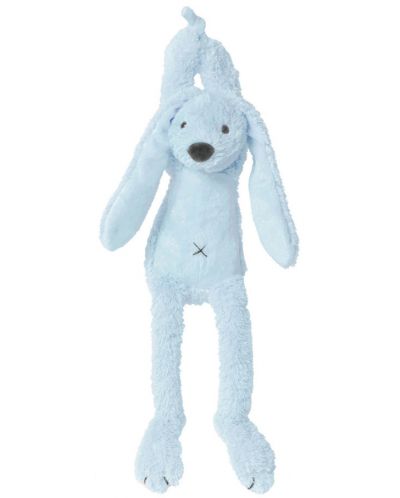 Музикална играчка Happy Horse - Зайчето Richie, синя, 34 cm - 1
