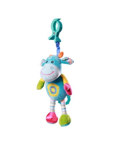 Музикална плюшена играчка Babyono - Смееща се кравичка - 1