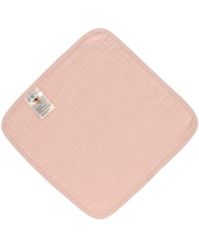 Муселинови кърпи Lassig - Cozy Care, 30 х 30 cm, 3 броя, розови - 4
