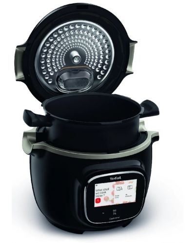 Мултикукър Tefal - Cook4me Touch WiFi, 1600W, 6 l, черен - 3