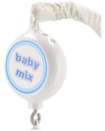Музикална въртележка Baby Mix - С  мечета и зайчета, бежова - 2