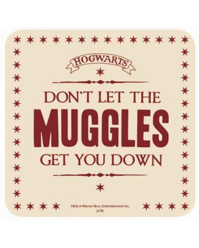 Подложки за чаши Half Moon Bay -  Harry Potter: Muggles, 6 броя - 1