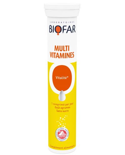 Multivitamines, 20 ефервесцентни таблетки, Biofar - 1