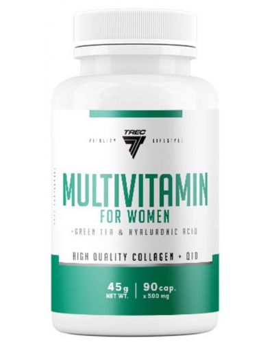 Multivitamin for Women, 90 капсули, Trec Nutrition - 1