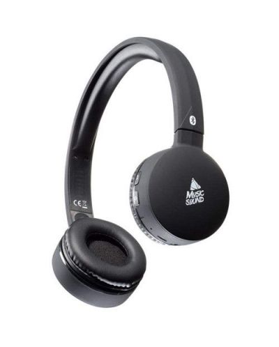 Безжични слушалки Music Sound - черни - 1