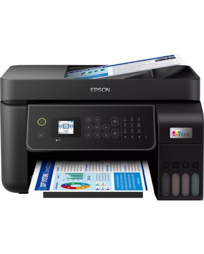 Мултифункционално устройство Epson - EcoTank L5310 Wi-Fi, черно - 1