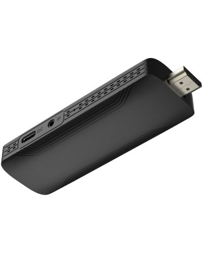 Мултимедиен плейър Xmart - TV Stick S23, 4K, 2 GB/16 GB, Android 10, черен - 4