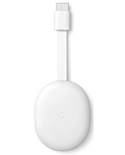Мултимедиен плейър Google - Chromecast HD 2022, бял - 2