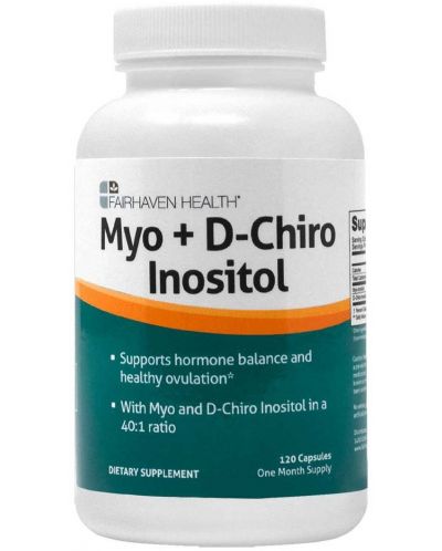 Myo + D-Chiro Inositol, 120 капсули, Fairhaven Health - 1