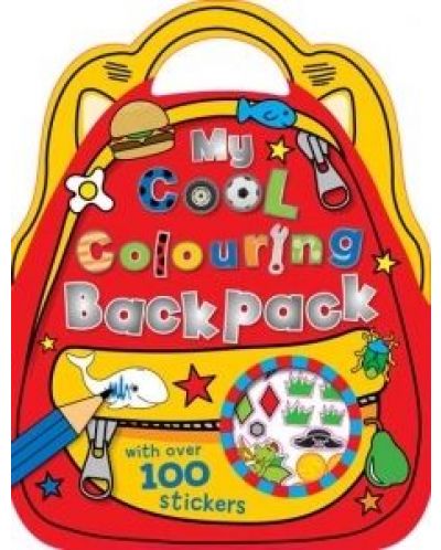 My Cool Colouring Backpack Over 100 Stickers