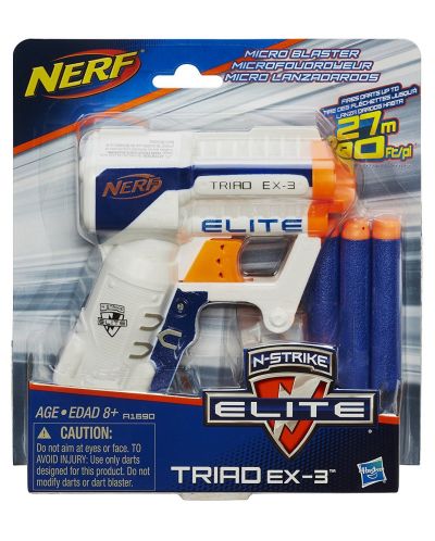 Пистолет Hasbro Nerf N-Strike Elite – Triad EX-3 - 2