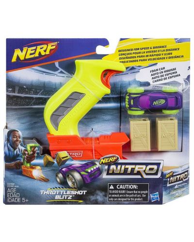 Комплект Hasbro Nerf - Изстрелвачка Nitro и количка - 3