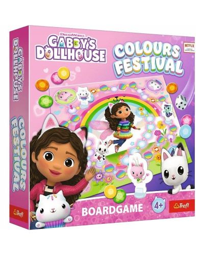 Настолна игра Gabby's Dollhouse: Colours Festival - Детска - 1