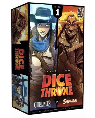 Настолна игра Dice Throne: Season 2 - Gunslinger vs Samurai - Семейна