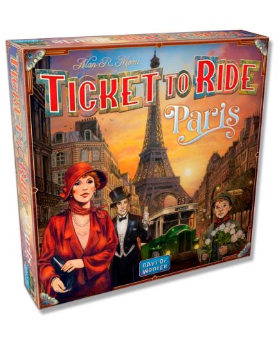 Настолна игра Ticket To Ride: Paris (българско издание) - Семейна - 1