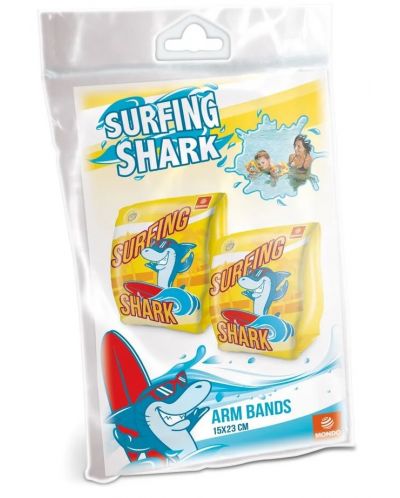 Надуваем пояс за ръце Mondo - Surfing Shark, 15 x 23 cm - 2