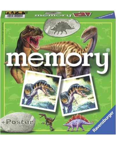 Настолна игра Memory - Dinosaurs - 1