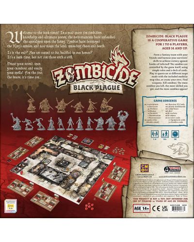 Настолна игра Zombicide: Black Plague - Кооперативна - 3