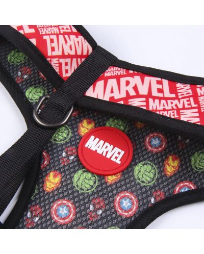 Нагръдник за кучета Cerda Marvel: Avengers - Logos (Reversible), размер S/M - 4