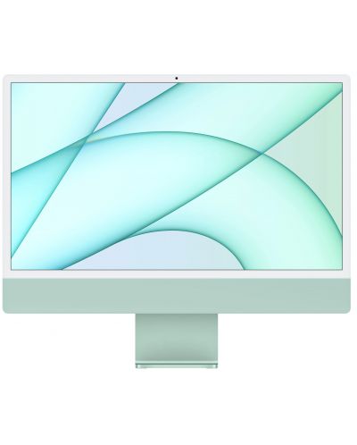 Настолен компютър AiO Apple - iMac, 24'', M1 8/7, 8GB/256GB, зелен - 1