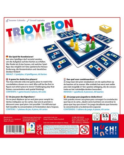 Настолна игра Triovision - семейна - 2