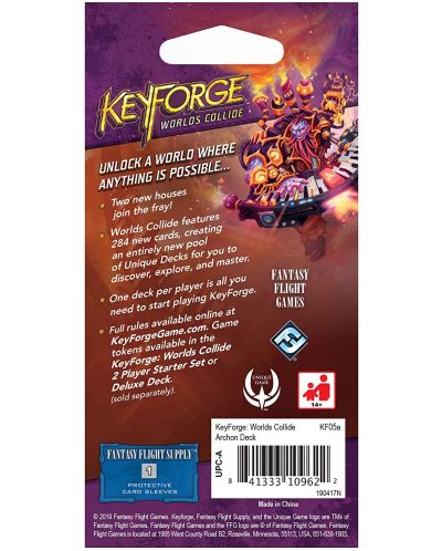 Настолна игра KeyForge: Worlds Collide Deck - 5