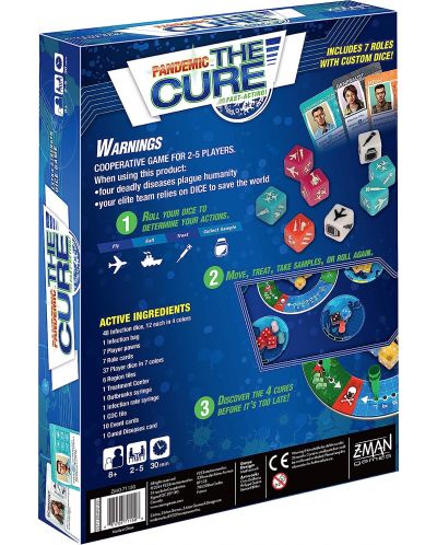 Настолна игра Pandemic: The Cure - кооперативна - 2