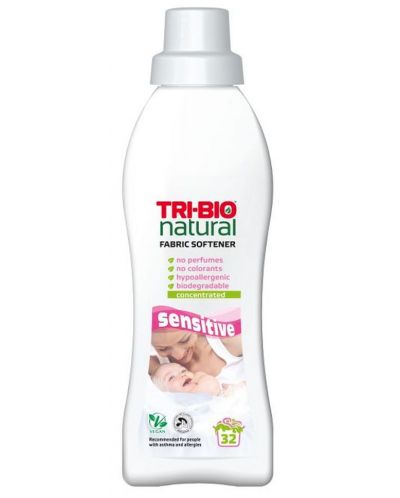 Натурален еко омекотител Tri-Bio - Sensitive, 940 ml, 32 дози - 1