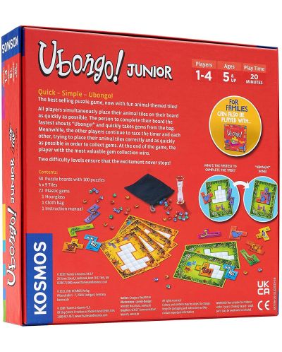 Настолна игра Ubongo Junior - детска - 2