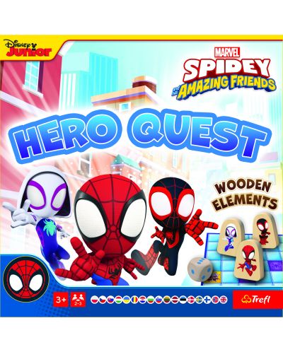 Настолна игра Trefl Super Hero Quest: Spidey and His Amazing Friends - Детска - 1