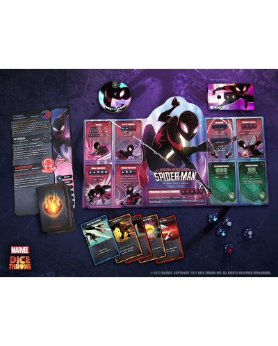 Настолна игра Marvel Dice Throne 4 Hero Box - Scarlet Witch vs Thor vs Loki vs Spider-Man - 7