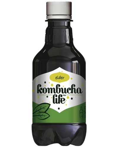 Elder Натурална напитка, 500 ml, Kombucha Life - 1