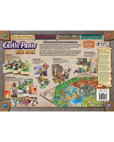 Настолна игра Castle Panic: Big Box (2nd Edition) - кооперативна - 2