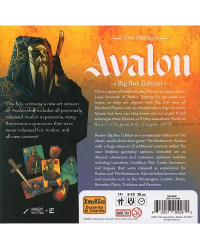 Настолна игра Avalon (Big Box) - парти - 3