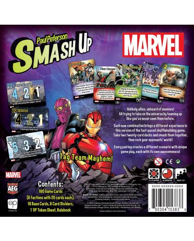 Настолна игра Smash Up: Marvel - семейна - 3